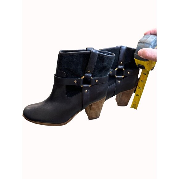 Ralph Lauren Lauren women’s black leather ankle boots 6B SKU 5421 - Picture 2 of 9